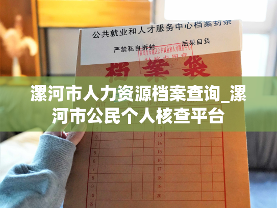 漯河市人力资源档案查询_漯河市公民个人核查平台