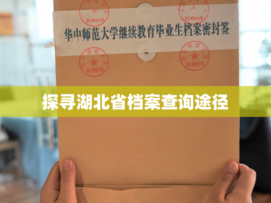 探寻湖北省档案查询途径