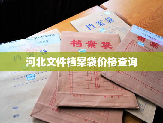 河北文件档案袋价格查询