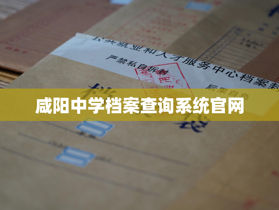 咸阳中学档案查询系统官网