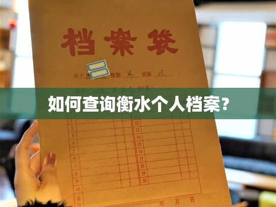 如何查询衡水个人档案？