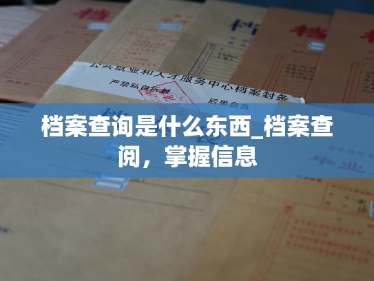 档案查询是什么东西_档案查阅，掌握信息