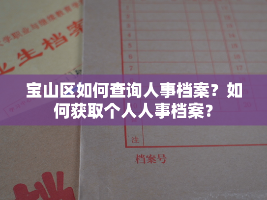 宝山区如何查询人事档案？如何获取个人人事档案？