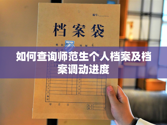 如何查询师范生个人档案及档案调动进度