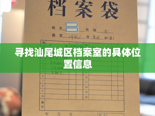 寻找汕尾城区档案室的具体位置信息