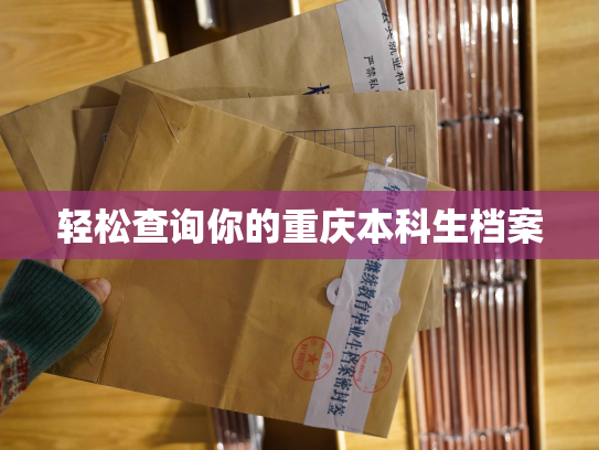 轻松查询你的重庆本科生档案