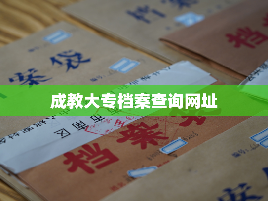 成教大专档案查询网址
