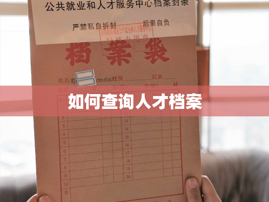 如何查询人才档案