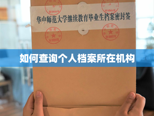 如何查询个人档案所在机构