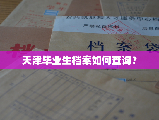 天津毕业生档案如何查询？