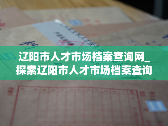辽阳市人才市场档案查询网_探索辽阳市人才市场档案查询新路径