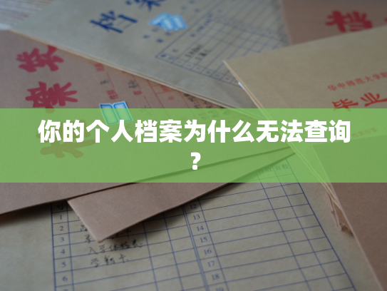 你的个人档案为什么无法查询？