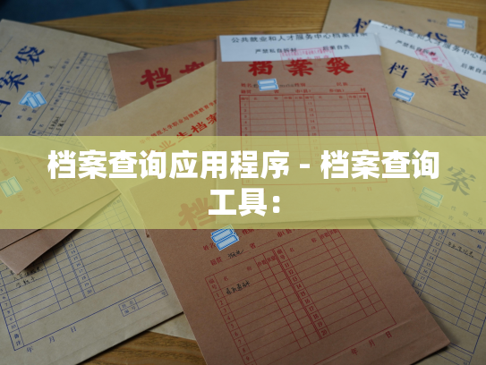 档案查询应用程序 - 档案查询工具：