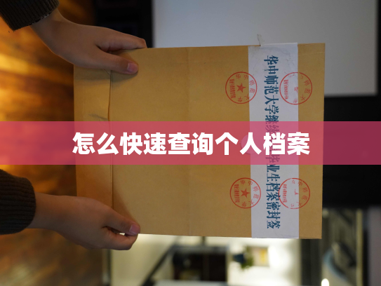 怎么快速查询个人档案