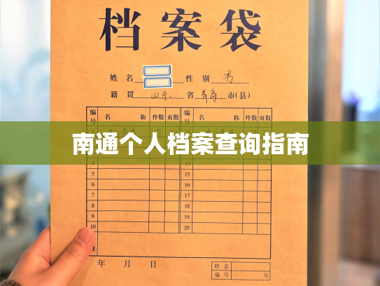 南通个人档案查询指南