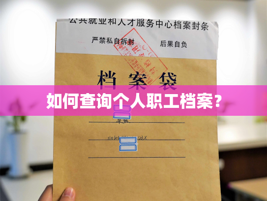 如何查询个人职工档案？