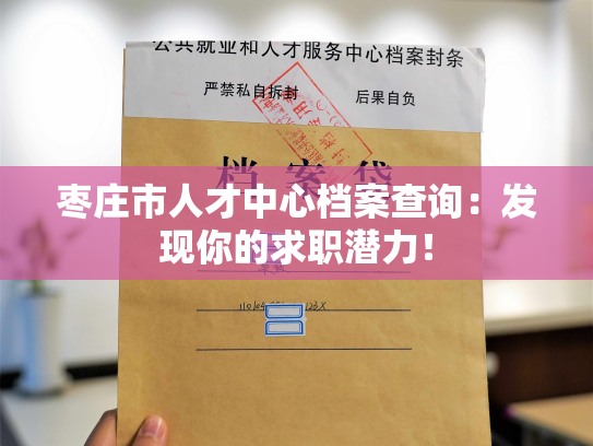枣庄市人才中心档案查询：发现你的求职潜力！