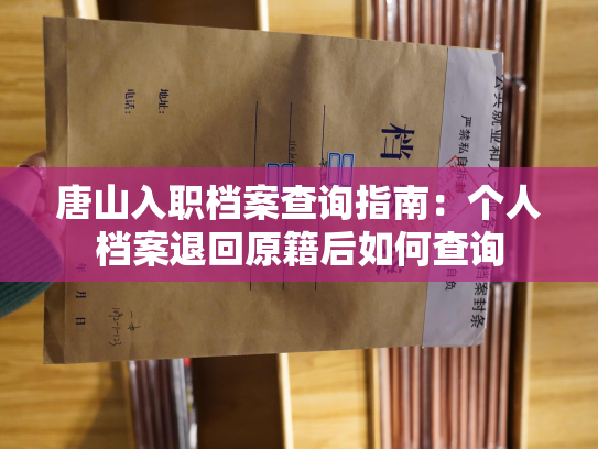 唐山入职档案查询指南：个人档案退回原籍后如何查询