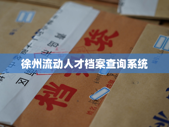 徐州流动人才档案查询系统