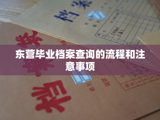 东营毕业档案查询的流程和注意事项