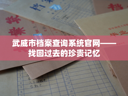 武威市档案查询系统官网——找回过去的珍贵记忆