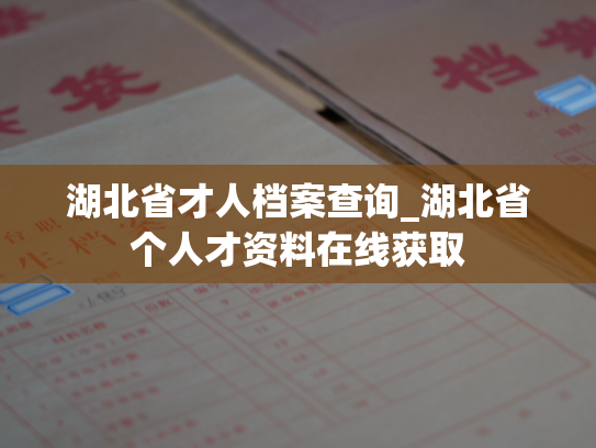 湖北省才人档案查询_湖北省个人才资料在线获取
