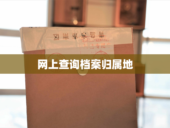网上查询档案归属地