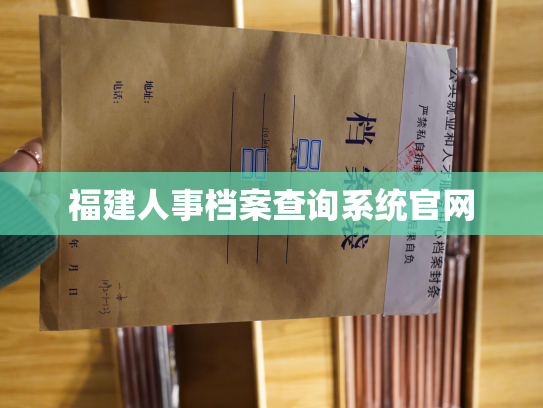 福建人事档案查询系统官网
