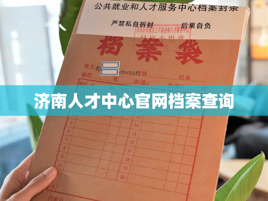 济南人才中心官网档案查询