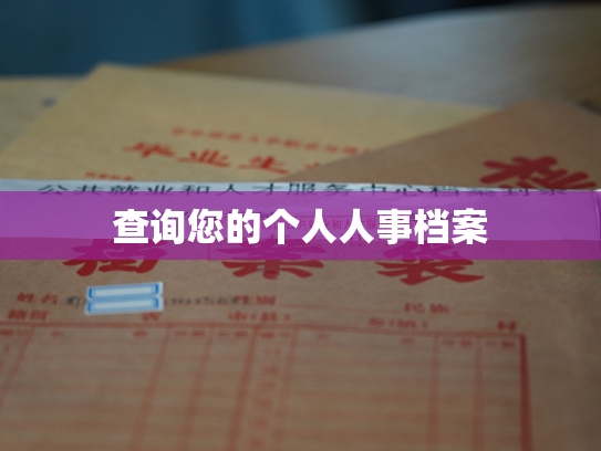 查询您的个人人事档案