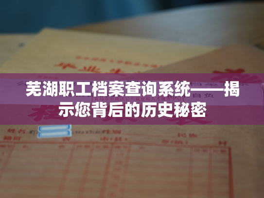 芜湖职工档案查询系统——揭示您背后的历史秘密