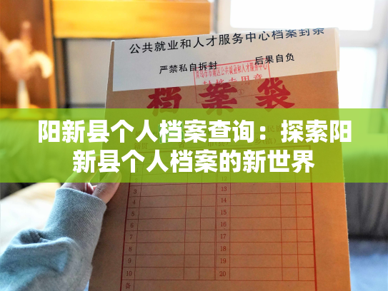 阳新县个人档案查询：探索阳新县个人档案的新世界
