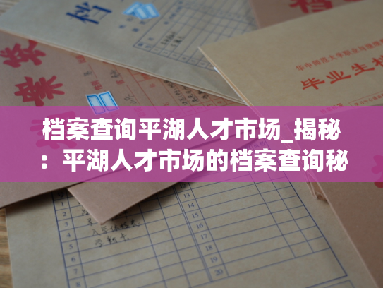 档案查询平湖人才市场_揭秘：平湖人才市场的档案查询秘笈