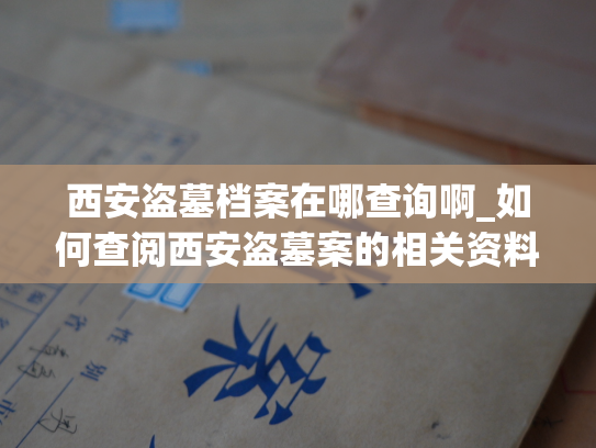 西安盗墓档案在哪查询啊_如何查阅西安盗墓案的相关资料？