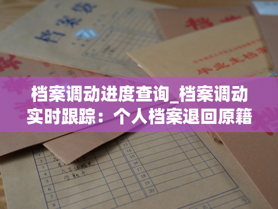 档案调动进度查询_档案调动实时跟踪：个人档案退回原籍后如何查询的指南