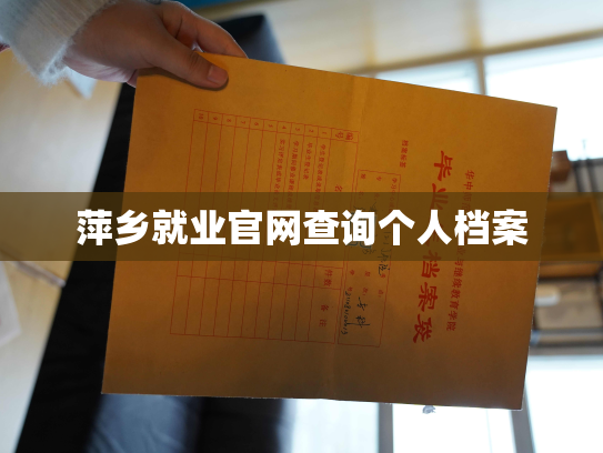 萍乡就业官网查询个人档案