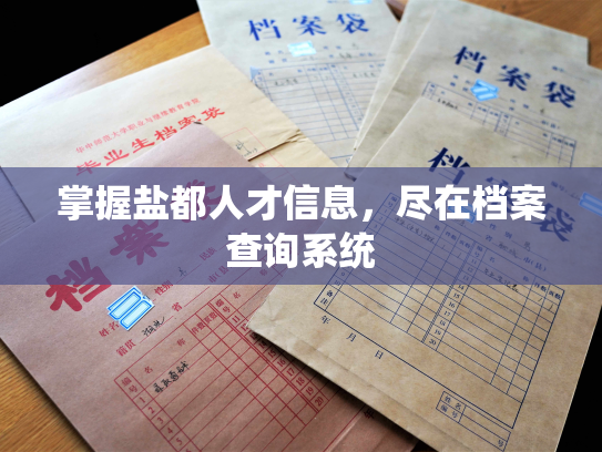 掌握盐都人才信息，尽在档案查询系统