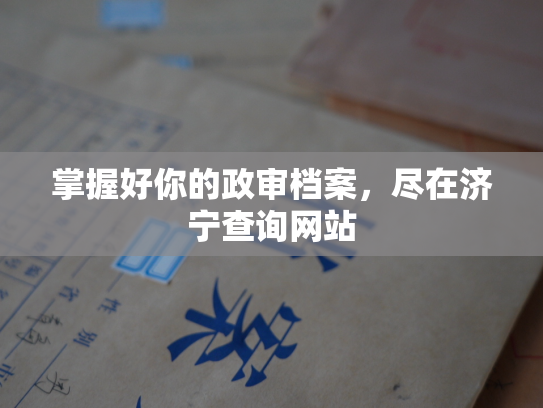 掌握好你的政审档案，尽在济宁查询网站