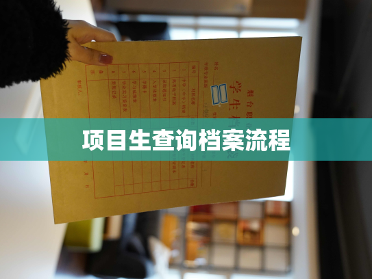 项目生查询档案流程