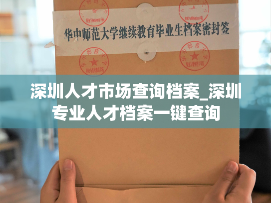 深圳人才市场查询档案_深圳专业人才档案一键查询