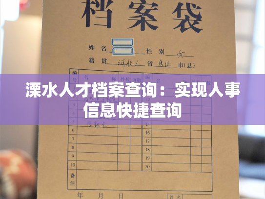 溧水人才档案查询：实现人事信息快捷查询