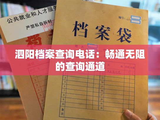 泗阳档案查询电话：畅通无阻的查询通道