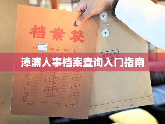 漳浦人事档案查询入门指南