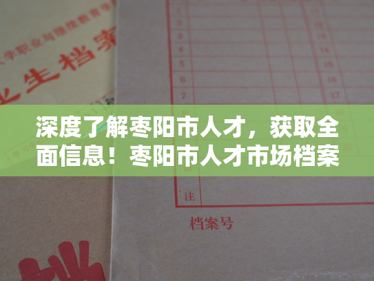 深度了解枣阳市人才，获取全面信息！枣阳市人才市场档案查询