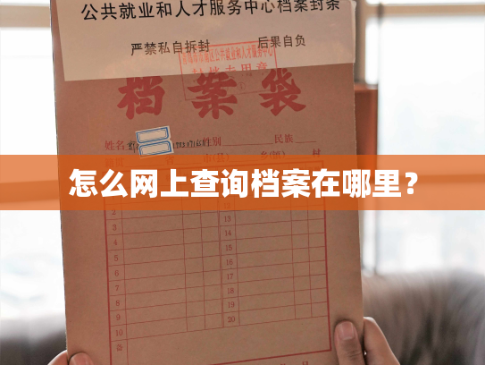 怎么网上查询档案在哪里？