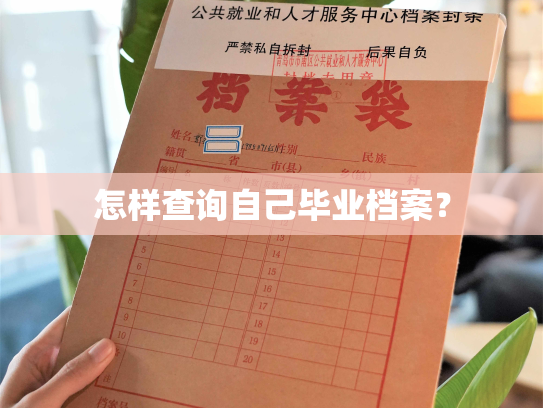 怎样查询自己毕业档案？