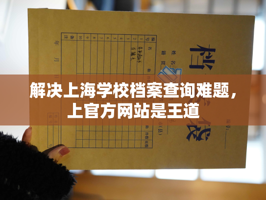 解决上海学校档案查询难题，上官方网站是王道