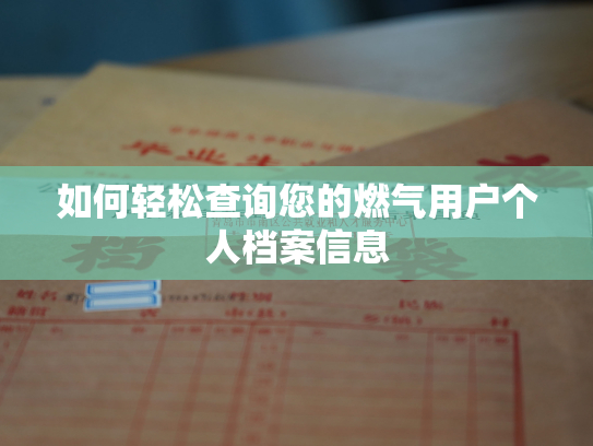 如何轻松查询您的燃气用户个人档案信息