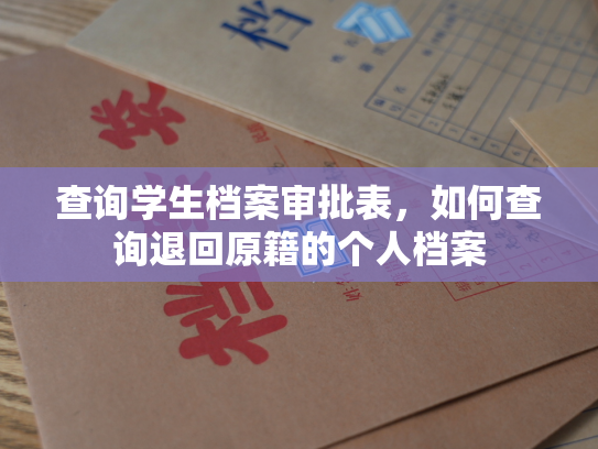 查询学生档案审批表，如何查询退回原籍的个人档案