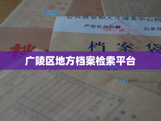 广陵区地方档案检索平台